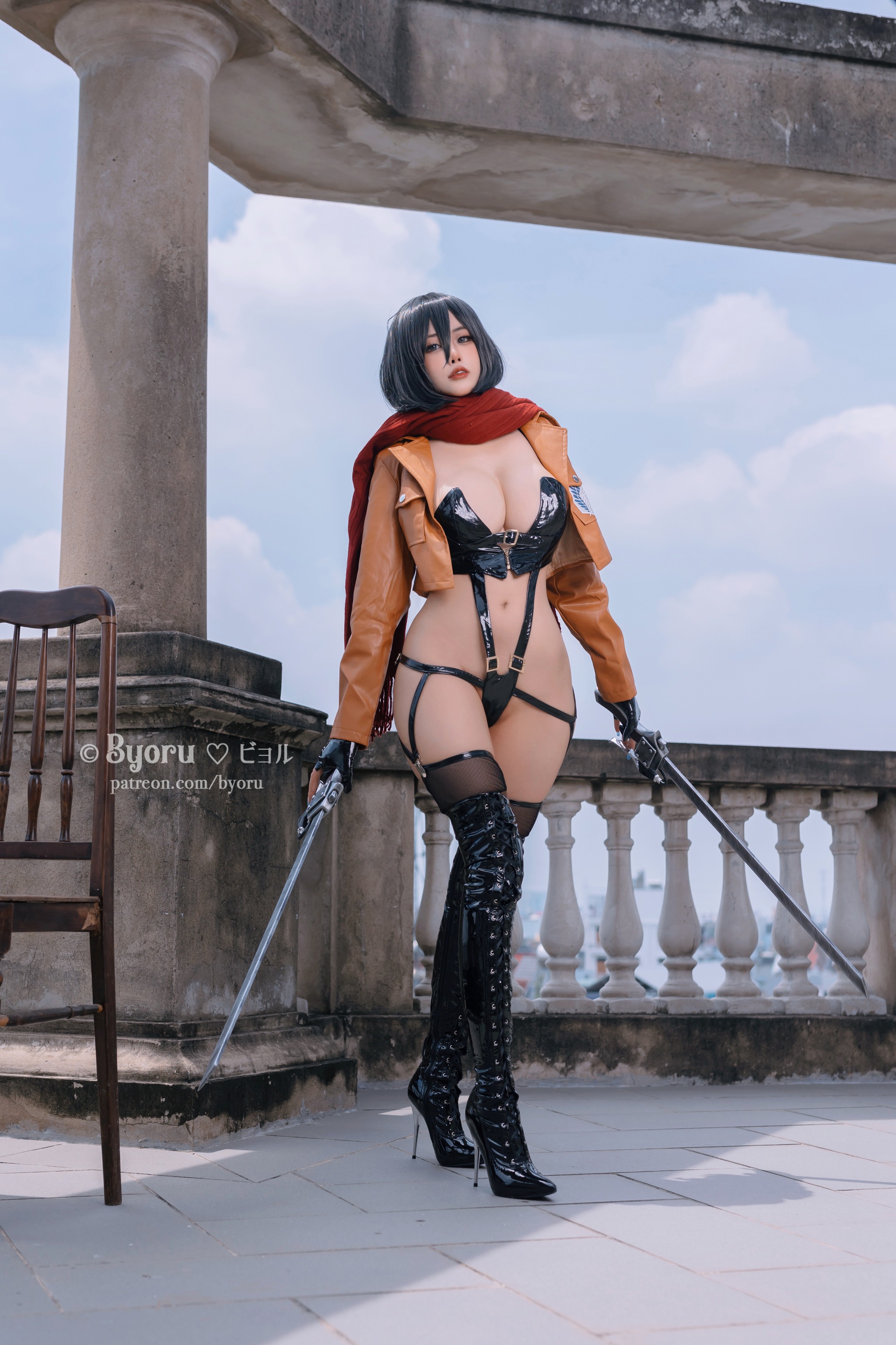 图片[1]-Byoru – NO.098 Mikasa[30P]-XikXak